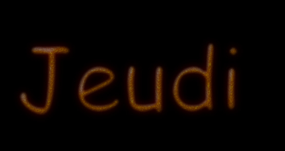 Jeudi